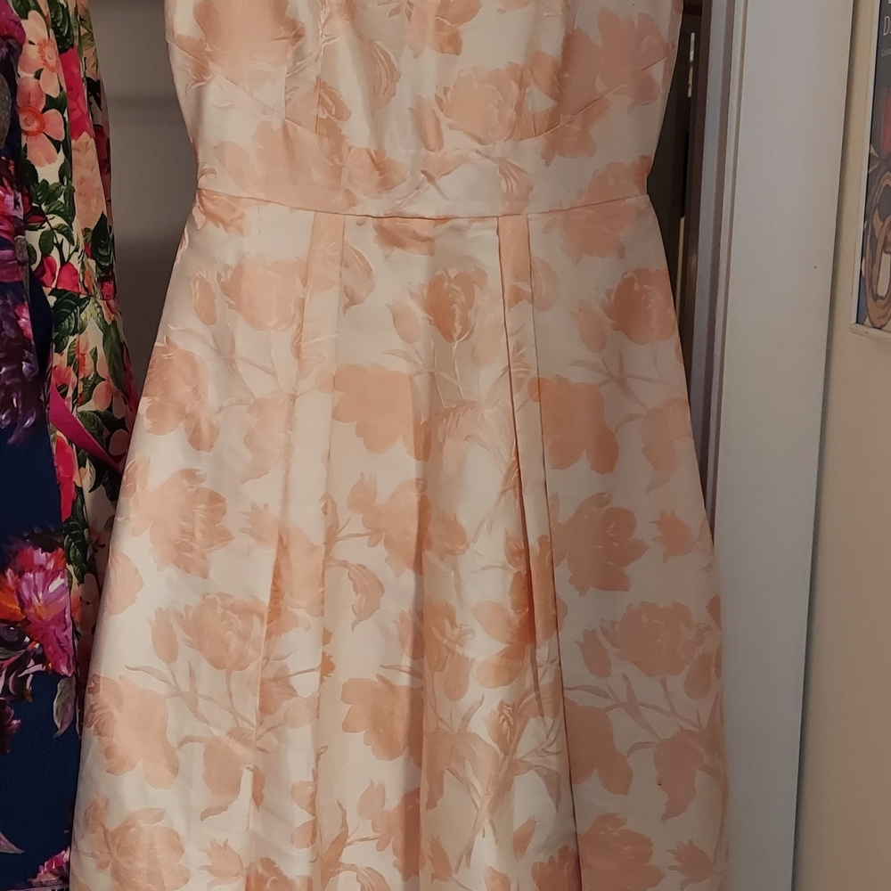 Floral Peach Dress